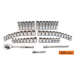 Kobalt Standard (SAE) And Metric Polished Chrome Mechanic's Tool Set With Tool Case - 127-Piece 13 Kobalt Standard (SAE) And Metric Polished Chrome Mechanic's Tool Set With Tool Case - 127-Piece -tool 1060610 48817662