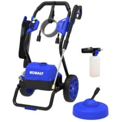 Kobalt Electric Pressure Washer With 11-in Surface Cleaner - 2000 PSI - 1.1-gal./min - Blue -tool 1064195 44313060 001