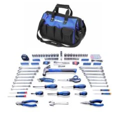 Kobalt Tool Kit - 276 Pieces - Black And Blue - Tote Bag