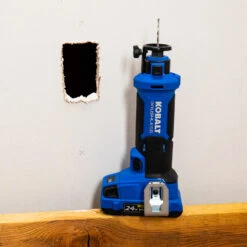 Kobalt 24-V Max Cordless Rotary Cut-Out Tool - Brushless Motor - Black And Blue - Bare Tool Without Battery -tool 1332913 18395861
