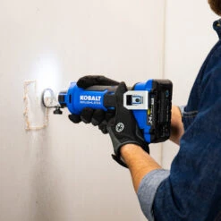 Kobalt 24-V Max Cordless Rotary Cut-Out Tool - Brushless Motor - Black And Blue - Bare Tool Without Battery -tool 1332913 18395866
