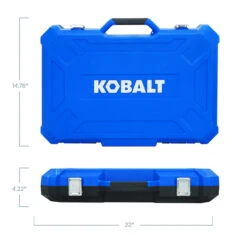 Kobalt 299-Piece Mechanic's Tool Set With Case - Metric And SAE 10 Kobalt 299-Piece Mechanic's Tool Set With Case - Metric And SAE -tool 14195526d L