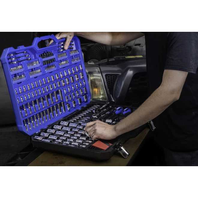 Kobalt 299-Piece Mechanic's Tool Set With Case - Metric And SAE 5 Kobalt 299-Piece Mechanic's Tool Set With Case - Metric And SAE - Image 3