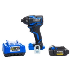 Kobalt 24-Volt XTR Brushless Impact Driver Kit (battery And Charger Included) -tool 1518742 18395899 001