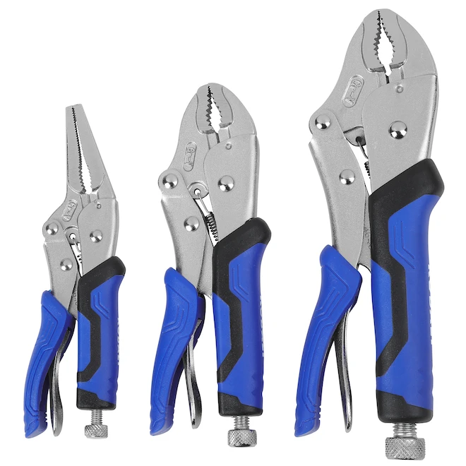 Kobalt Locking Pliers Set - 3 Pieces 3 Kobalt Locking Pliers Set - 3 Pieces