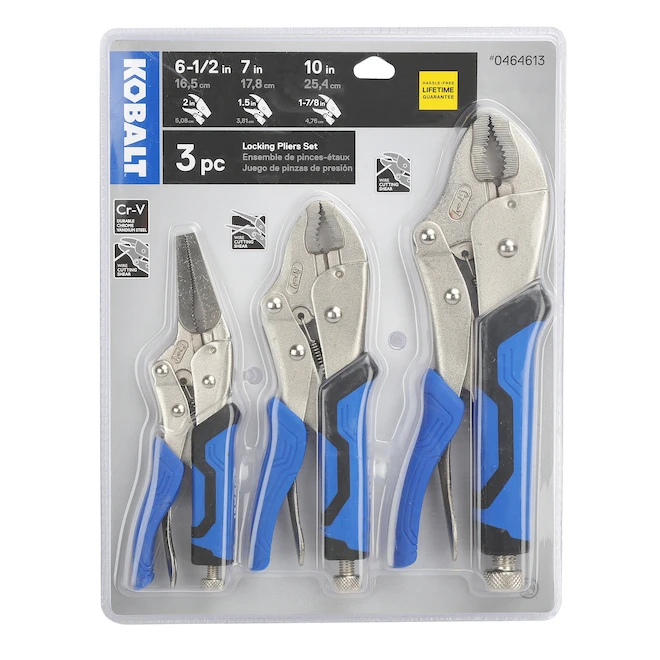 Kobalt Locking Pliers Set - 3 Pieces 4 Kobalt Locking Pliers Set - 3 Pieces - Image 2