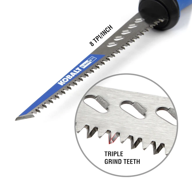 Kobalt 6-in Cross-Cutting Jab Saw Drywall, Wood Or Plastic 5 Kobalt 6-in Cross-Cutting Jab Saw Drywall, Wood Or Plastic - Image 3