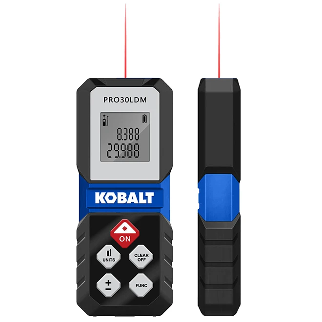 Kobalt 100-ft Multifunction Laser Distance Measurer 3 Kobalt 100-ft Multifunction Laser Distance Measurer