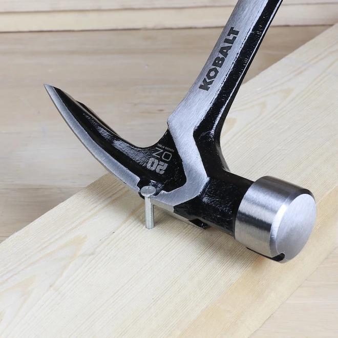 Kobalt 20-oz Claw Hammer In One-Piece Forged Steel 5 Kobalt 20-oz Claw Hammer In One-Piece Forged Steel - Image 3