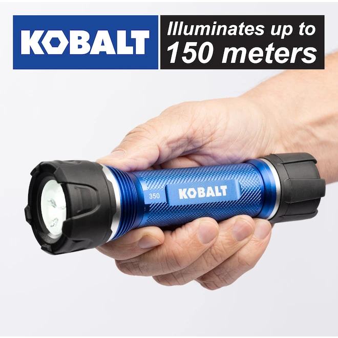 Kobalt Rechargeable - 350Lumens LED Flashlight (Batteries Included) 4 Kobalt Rechargeable - 350Lumens LED Flashlight (Batteries Included) - Image 2