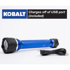 Kobalt Rechargeable - 1000 Lumens LED Flashlight -tool 19225286da L