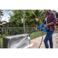 Kobalt 40-Volt Electric Handheld Pressure Washer Kit - 2-Ah - 600-PSI - Blue -tool 2735850 44313068