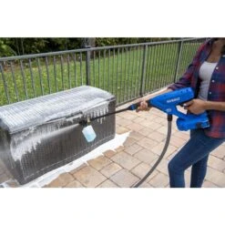 Kobalt 40-Volt Electric Handheld Pressure Washer Kit - 2-Ah - 600-PSI - Blue -tool 2735850 44313077