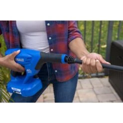 Kobalt 40-Volt Electric Handheld Pressure Washer Kit - 2-Ah - 600-PSI - Blue