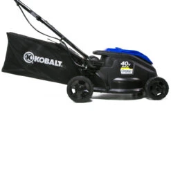 Kobalt 2-in-1 Cordless Push Lawn Mower - 40 V - 16" - Blue/Black -tool 30736986c L