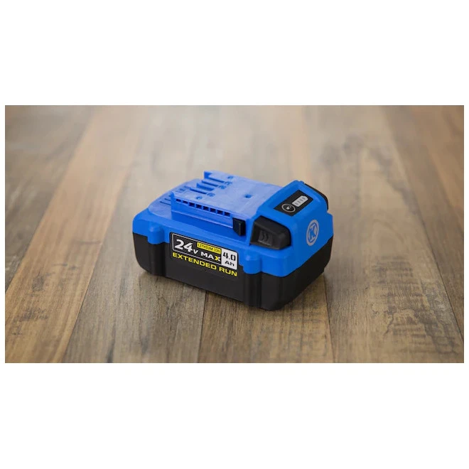 Kobalt 24-Volt Max Lithium Ion Battery - 4-Ah - Power Indicator Display - Internal Circuitry Protection 4 Kobalt 24-Volt Max Lithium Ion Battery - 4-Ah - Power Indicator Display - Internal Circuitry Protection - Image 2