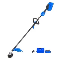 Kobalt 40 V Max Cordless String Trimmer - Black And Blue With Battery And Charger -tool 3809898 44291237 001