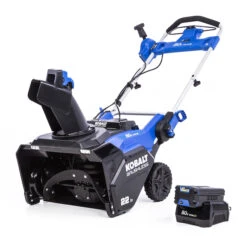 Kobalt 80V-22-in Single Stage Electric Cordless Snow Blower - 1 Battery Included -tool 41537707 L