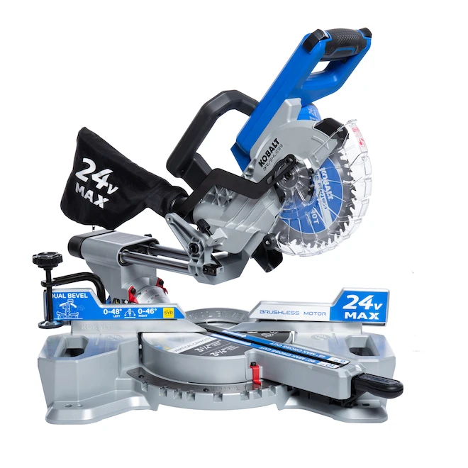 Kobalt Miter Saw Cordless 24V Max 7 1/4-in 5100 RPM - Bare Tool Without Battery 3 Kobalt Miter Saw Cordless 24V Max 7 1/4-in 5100 RPM - Bare Tool Without Battery