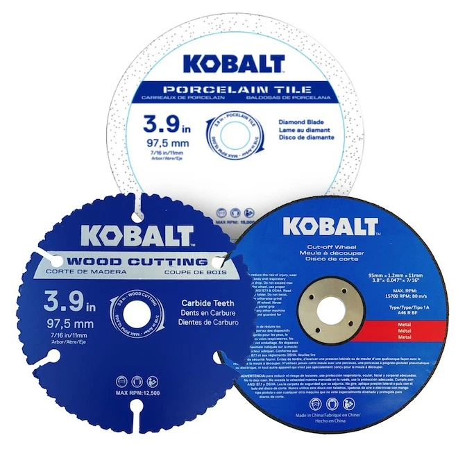 Kobalt 3-Pack 4-in Dry Cut Only Set High-Speed Steel Circular Saw Blade Set 4 Kobalt 3-Pack 4-in Dry Cut Only Set High-Speed Steel Circular Saw Blade Set - Image 2