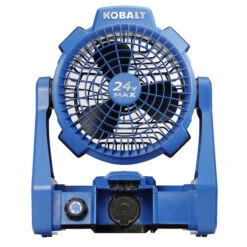 Kobalt 24-V Max Cordless Jobsite Fan - 600-CFM - Blue - Bare Tool Without Battery 9 Kobalt 24-V Max Cordless Jobsite Fan - 600-CFM - Blue - Bare Tool Without Battery -tool 45595009 L