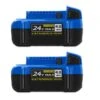 Kobalt 24 V 4.0-Amp Hours Li-ion Battery - 2-Pack - Charger Sold Separately 1 Kobalt 24 V 4.0-Amp Hours Li-ion Battery - 2-Pack - Charger Sold Separately -tool 45595014 L
