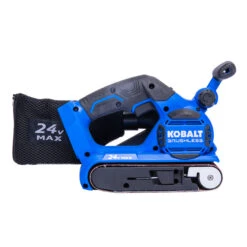 Kobalt 24-V Cordless Belt Sander - Brushless Motor - Black And Blue - Bare Tool Without Battery 10 Kobalt 24-V Cordless Belt Sander - Brushless Motor - Black And Blue - Bare Tool Without Battery -tool 45595019 L