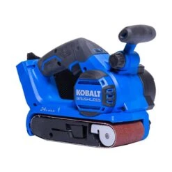 Kobalt 24-V Cordless Belt Sander - Brushless Motor - Black And Blue - Bare Tool Without Battery 9 Kobalt 24-V Cordless Belt Sander - Brushless Motor - Black And Blue - Bare Tool Without Battery -tool 45595019c L