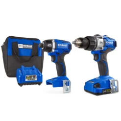 Kobalt 24-V Max Cordless Tools Combo - Drill-Driver And Impact Driver - Brushless Motor With Battery And Charger -tool 45595020 L
