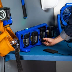 Kobalt 24 V Max Quad Charger For Power Tool Batteries - Blue 10 Kobalt 24 V Max Quad Charger For Power Tool Batteries - Blue -tool 45595040d L