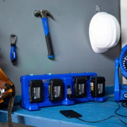 Kobalt 24 V Max Quad Charger For Power Tool Batteries - Blue 11 Kobalt 24 V Max Quad Charger For Power Tool Batteries - Blue -tool 45595040e L