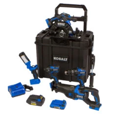 Kobalt 24 V XTR 5-Tool Combo Kit With Hard Storage Case With Battery And Charger 9 Kobalt 24 V XTR 5-Tool Combo Kit With Hard Storage Case With Battery And Charger -tool 45595045 L