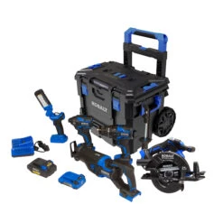 Kobalt 24 V XTR 5-Tool Combo Kit With Hard Storage Case With Battery And Charger 11 Kobalt 24 V XTR 5-Tool Combo Kit With Hard Storage Case With Battery And Charger -tool 45595045b L