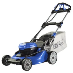 Kobalt 2x24-Volt (48-Volt Total) Brushless 20-in Self-Propelled Cordless Electric Lawn Mower 5 Ah -tool 45595061 L