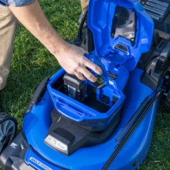 Kobalt 2x24-Volt (48-Volt Total) Brushless 20-in Self-Propelled Cordless Electric Lawn Mower 5 Ah -tool 45595061c L