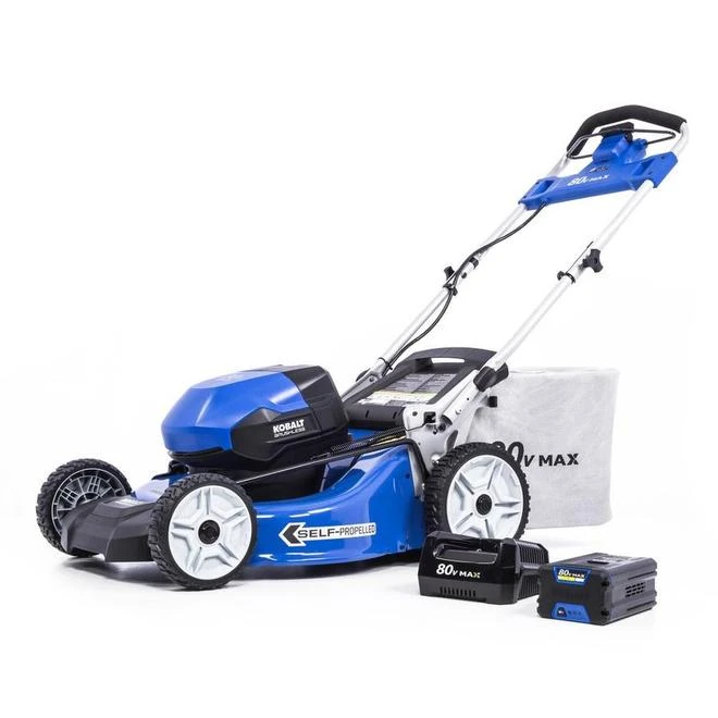 Kobalt Self-Propelled Lawn Mower - 80 V Battery - 21-in Deck - Brushless Motor 7 Kobalt Self-Propelled Lawn Mower - 80 V Battery - 21-in Deck - Brushless Motor - Image 5