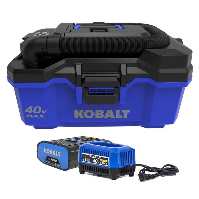 Kobalt Wet And Dry Vacuum - 40V - Black And Blue 4 Kobalt Wet And Dry Vacuum - 40V - Black And Blue - Image 2