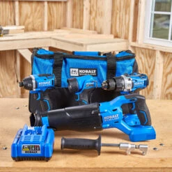 Kobalt 4-Tool 24-Volt Lithium Ion Brushless Power Tool Combo Kit With Soft Case With Battery And Charger -tool 672826 AlternateImage9