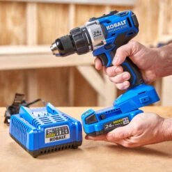 Kobalt 24-V Max Cordless Tools Combo - Drill-Driver And Impact Driver - Brushless Motor With Battery And Charger -tool 672827 AlternateImage7