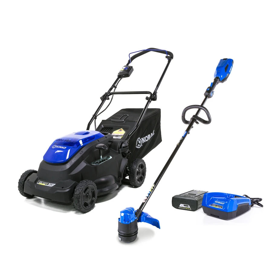 Kobalt 2-Piece - 40V Cordless Lawn Mower String Trimmer Combo Kit 6 Kobalt 2-Piece - 40V Cordless Lawn Mower String Trimmer Combo Kit - Image 4