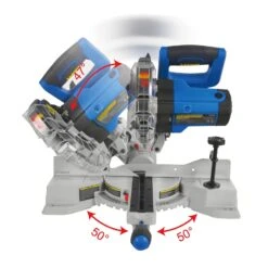 Kobalt 7 1/4-in 10 Amp Single-Bevel Sliding Compound Mitre Saw With Laser Marker (SM1815LW) -tool 857240 44357388