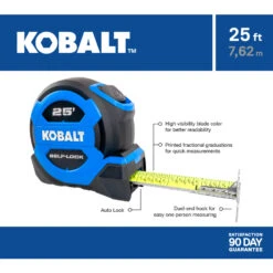 Kobalt 25 Tape Measure -tool 857851 16463818